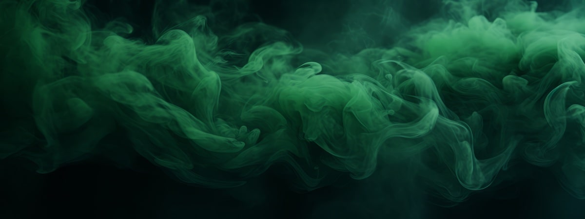Smoke green background dark ground light smell toxic black bad fog stadium stink mist. Background green grass smoke cloud fart soccer night field dust poison potion floating sport transparent dirty