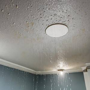 Water Spots on a Ceiling Water Damage