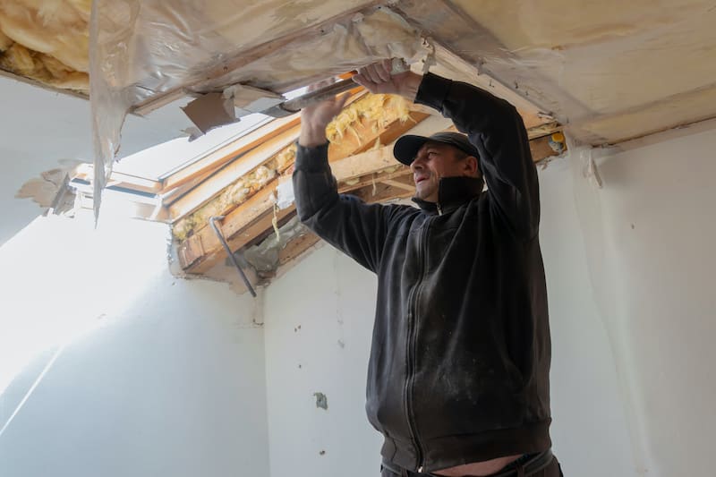 Preparation for renovation in the apartment. 