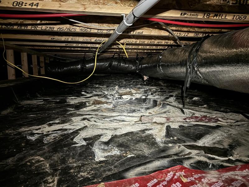 Floorboard water repair