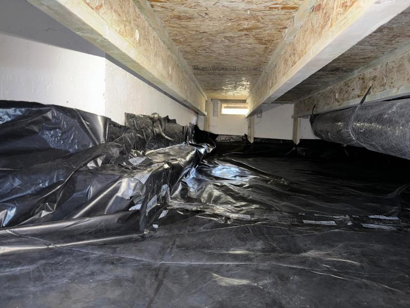 under roof water drainage repair