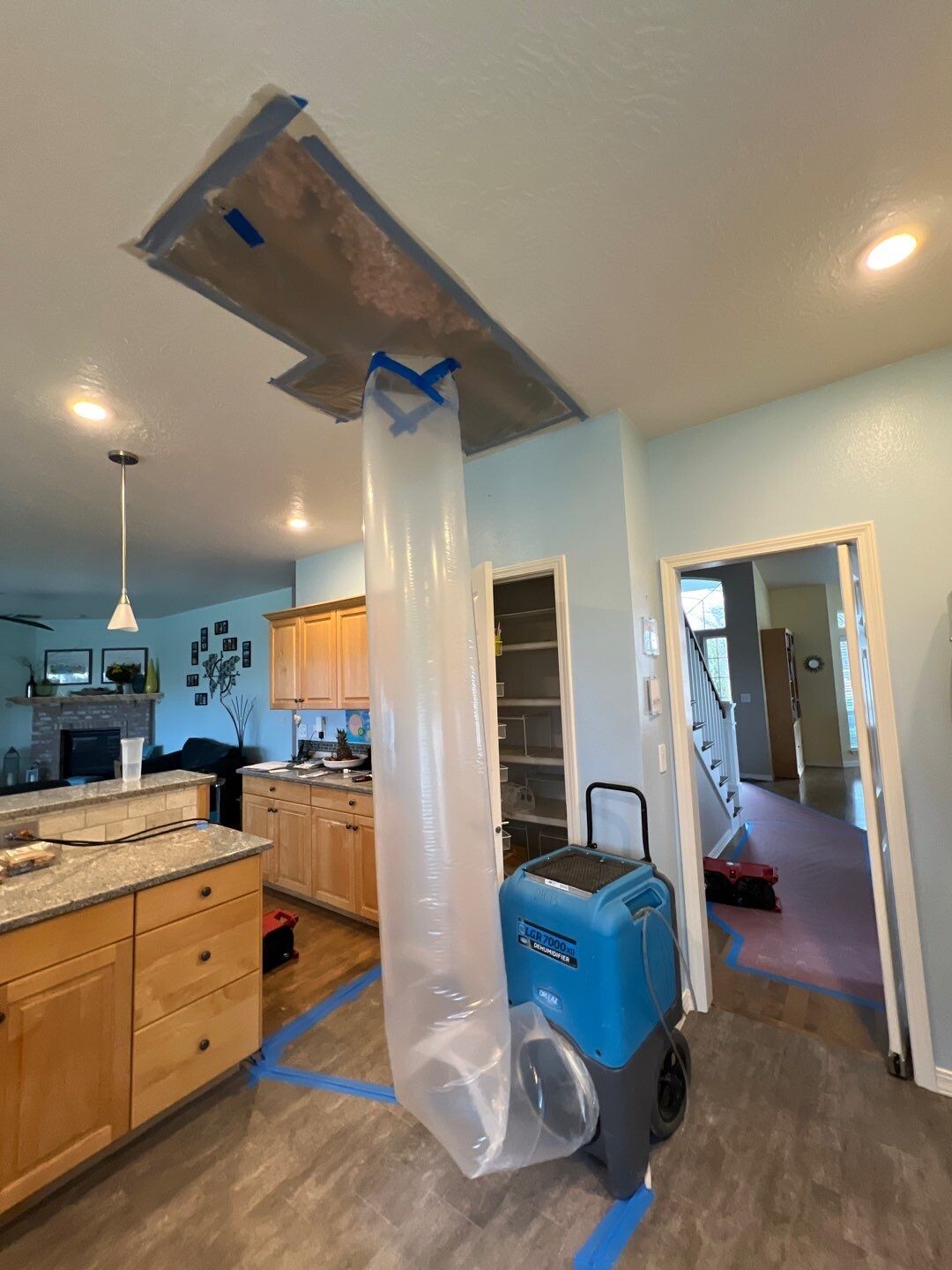 attic mitigation water damage