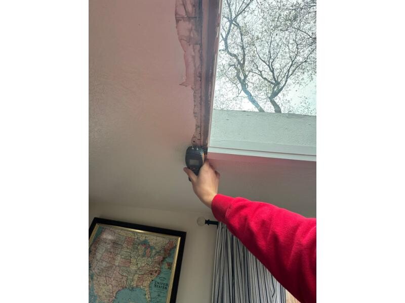 ceiling water leak detection