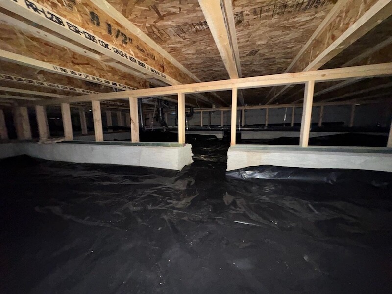 Tarps Crawlspace Damage