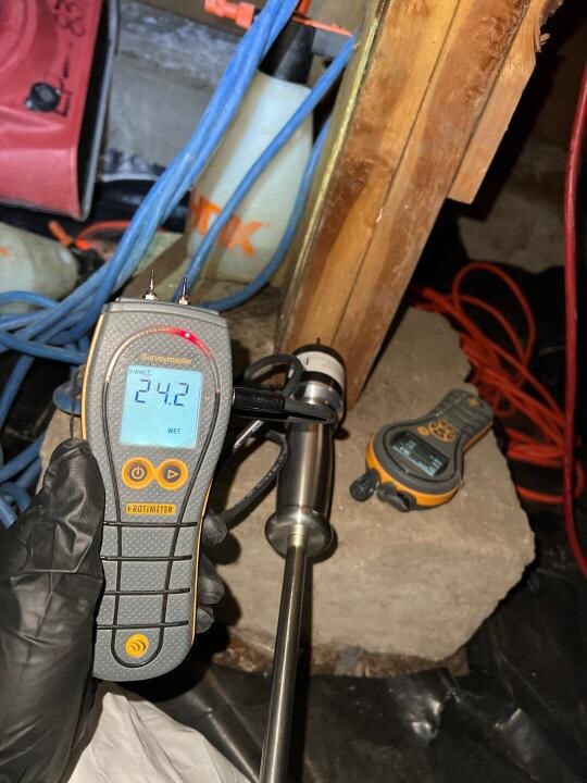 Water Meter Crawlspace Damage