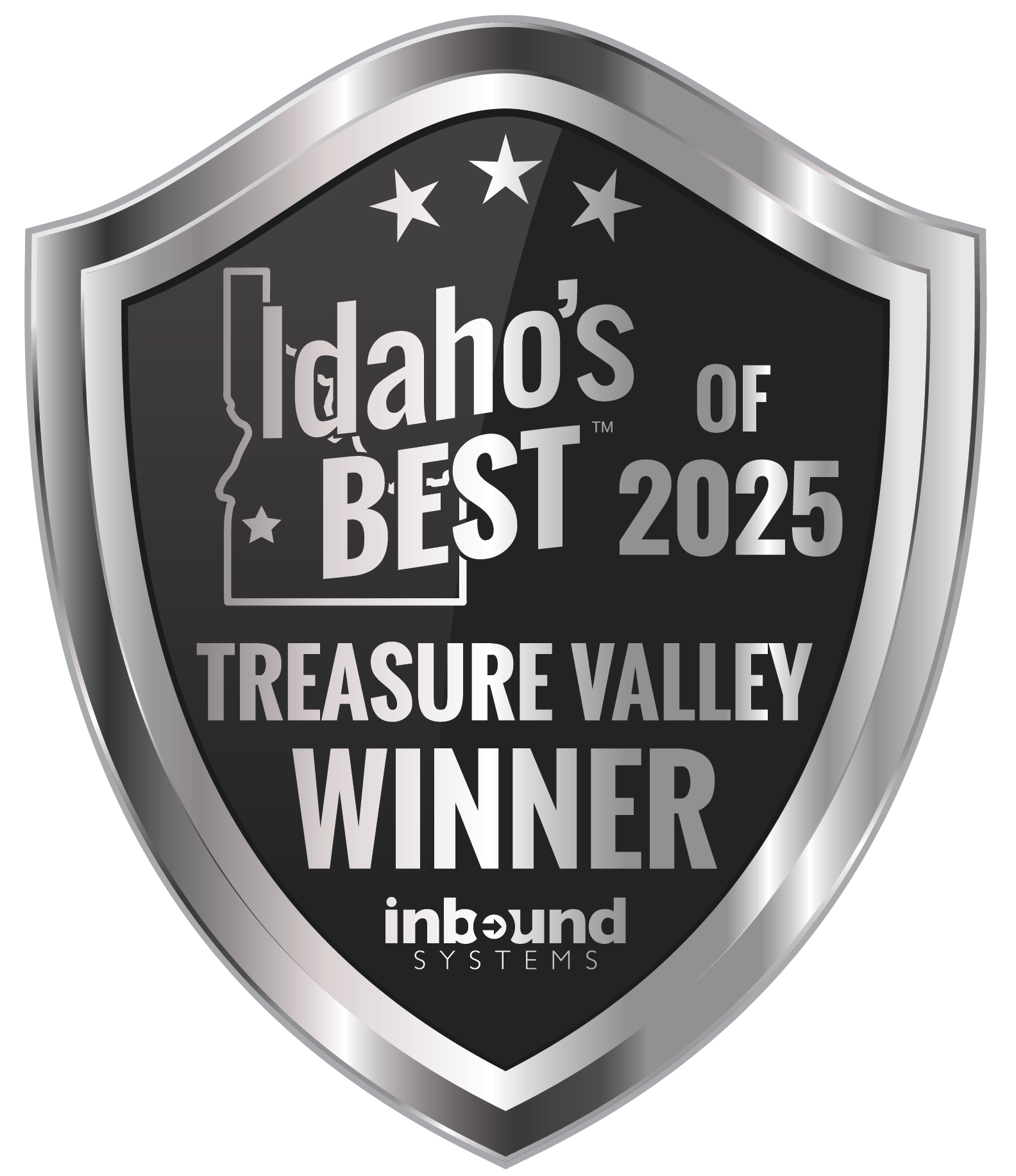 Idaho's Best 2025 Award Badge - Red Truck Disaster Response Winner