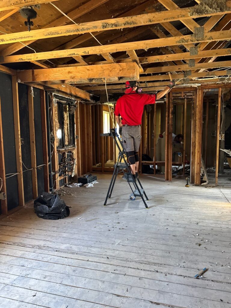 Red Truck Disaster Construction