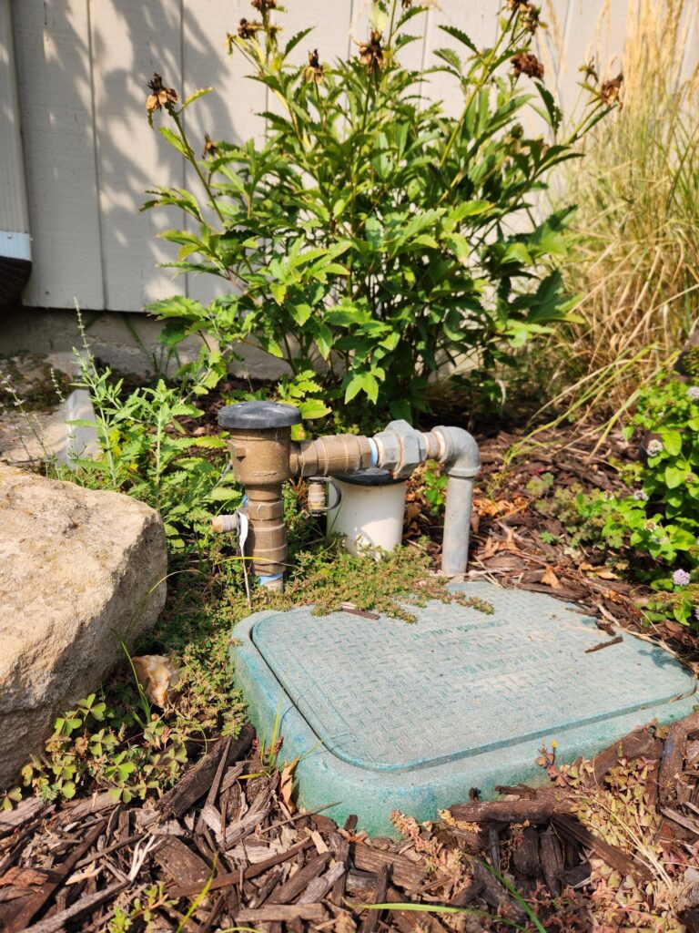 Irrigation valve sprinkler winterization