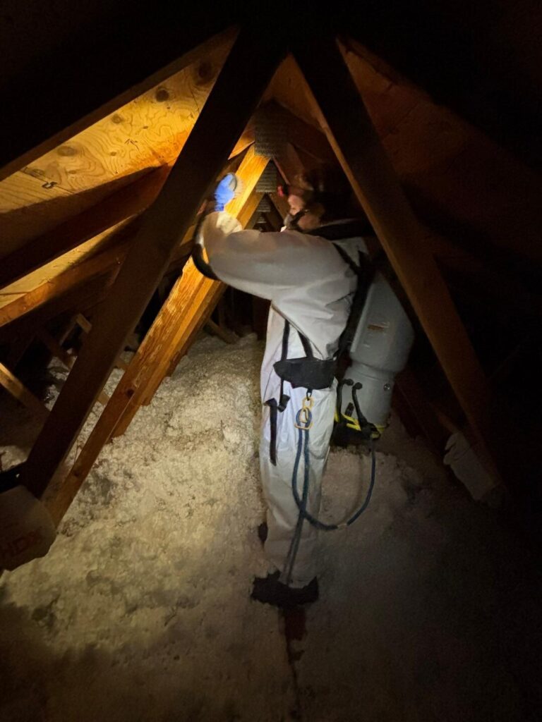 crawlspace water damage in a new home