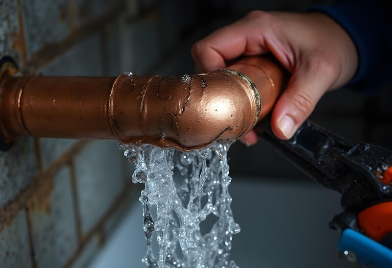 Burst Pipes Structural Drying