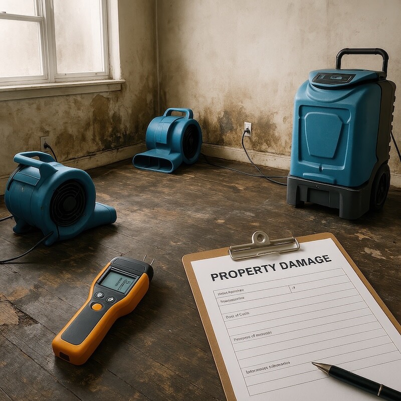 water damage documentation