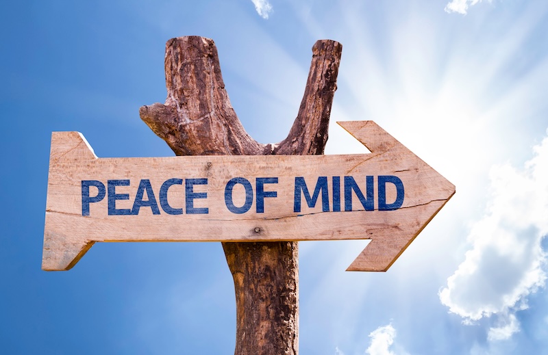 peace of mind after water damage repair