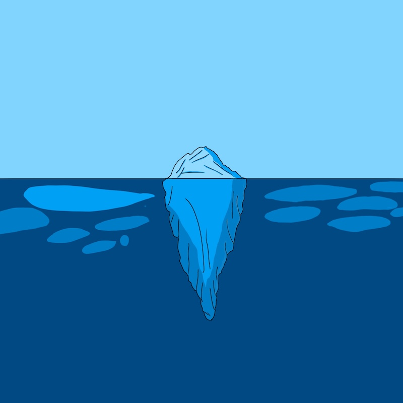 Hidden Water Under Surface