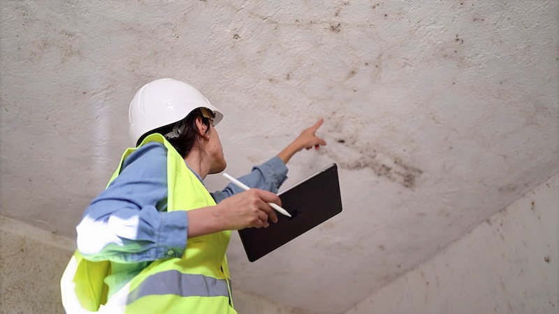 Bubbling Paint Mold Walls