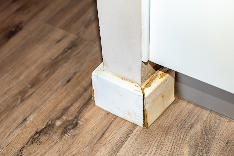 Water into Baseboards House